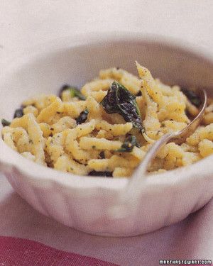 Herbed Spaetzle and Spinach 