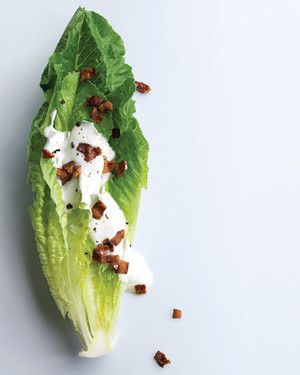 Romaine Hearts with Goat Cheese Dressing 