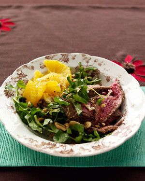 Steak, Watercress, and Orange Salad 