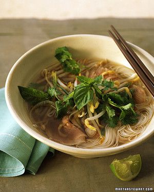 Vietnamese Beef Noodle Soup with Ginger 