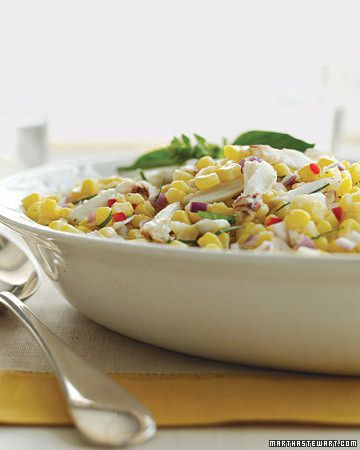 Chilled Corn and Crab Salad 