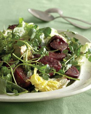Beets with Watercress and Bibb Lettuce 