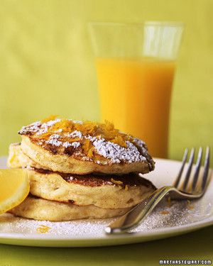 Cottage Cheese Pancakes with Lemon 