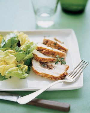 Roast Turkey Roulades with Thyme, Honey, and Pecans 