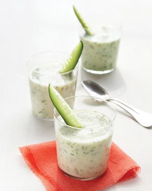 Chilled Cucumber and Potato Soup With Dill 