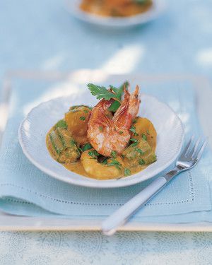 Shrimp Stew with Kabocha Squash and Okra 