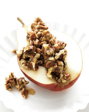 Pear with Honey and Pecans 