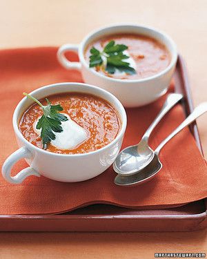 Spiced Chickpea and Tomato Soup 