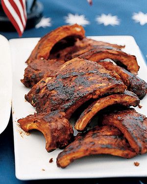 Barbecued Baby-Back Ribs 