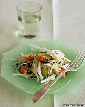 Papaya, Endive, and Crabmeat Salad 