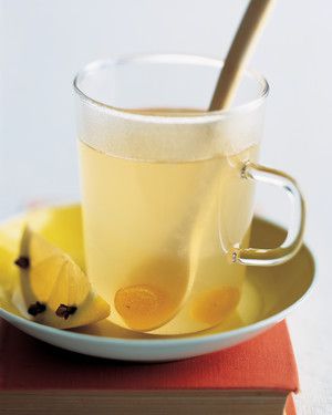 Hot Honey Lemonade with Ginger 