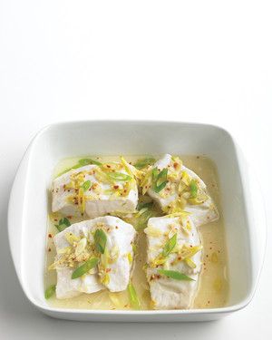 Steamed Cod with Ginger 