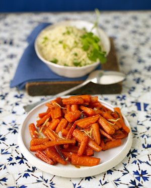 Roasted Carrots with Lemon Dressing 