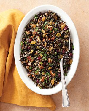 Wild-Rice Pilaf with Cranberries and Pecans 