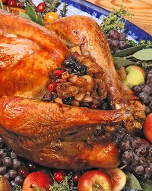 Turkey with Fruit and Nut Stuffing 