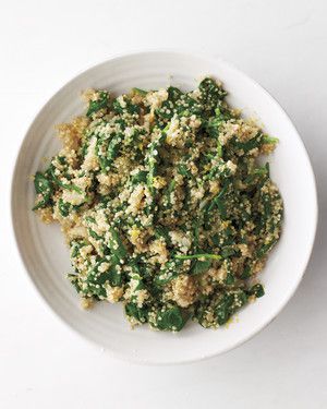 Quinoa-and-Spinach Pilaf 