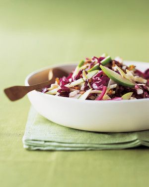 Red and Green Cabbage Slaw with Bacon 
