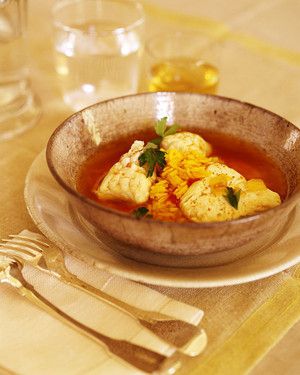 Curried Tomato Seafood Bouillabaisse 