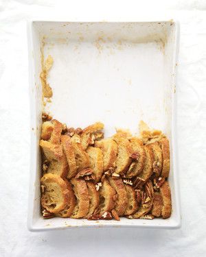 Maple-Pecan Bread Pudding 