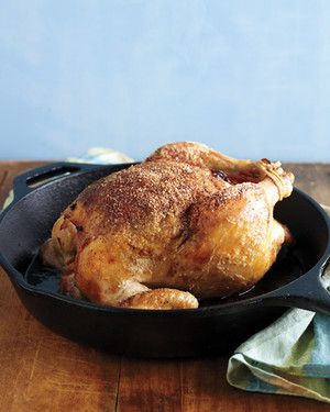 Garlic-Stuffed Roasted Chicken