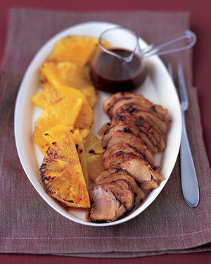 Glazed Pork Tenderloin with Pineapple 