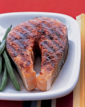 Salmon Steaks with Spicy Paprika Rub 