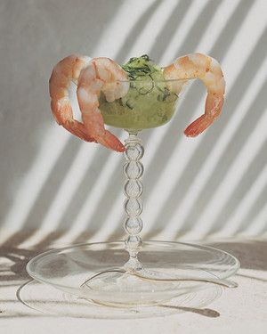 Far East Shrimp Cocktail with Honeydew Granita 