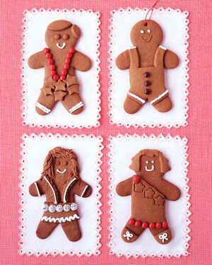Simple Gingerbread People 