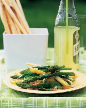 Asparagus and String Bean Salad with Basil 