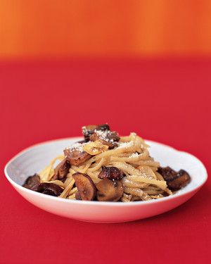 Pasta with Mushrooms and Parmesan 