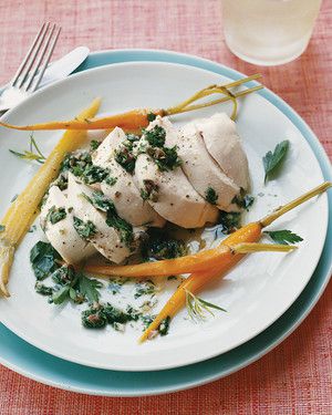 Poached Chicken Breast with Salsa Verde 