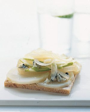 Blue Cheese, Potato, and Green-Apple Danish Sandwiches 