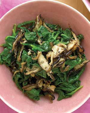 spinach-shiitake