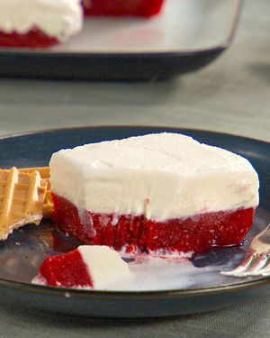 Strawberry-Vanilla Ice Cream Cake