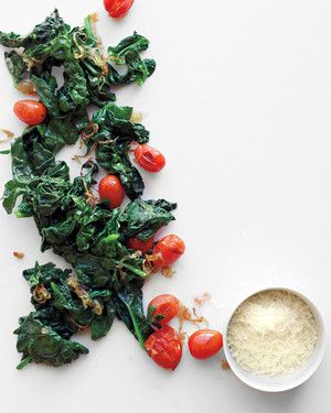 Sauteed Spinach and Tomatoes 