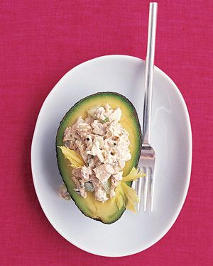Tuna Salad in Avocado Halves 