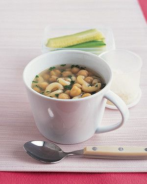 Chickpea and Pasta Soup 
