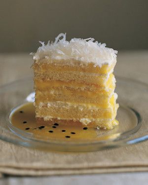 Passion-Fruit Icebox Cake 