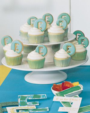 Iced Letter Cookies 