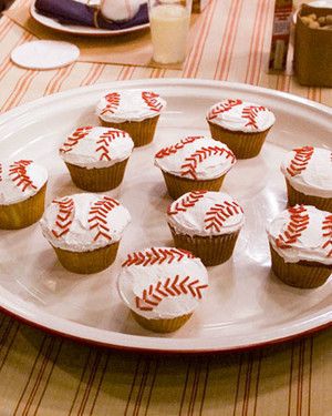 Grand Slam Baseball Cupcakes 