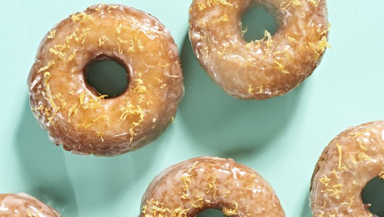 glazed cake donuts