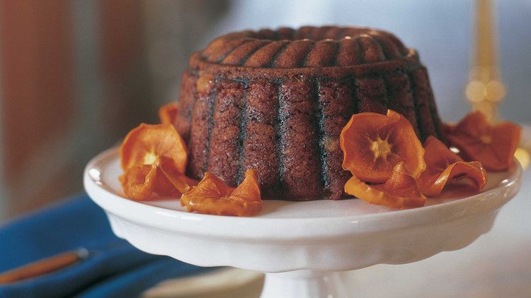 Steamed Persimmon Pudding