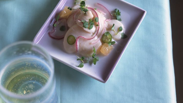Ceviche with Mint and Grapefruit 