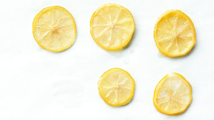 Candied Lemon Slices and Lemon Syrup 