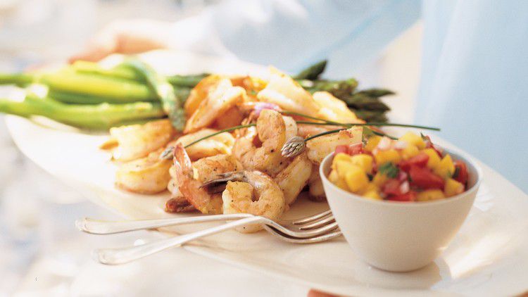 Seared Shrimp with Lemon and Garlic 