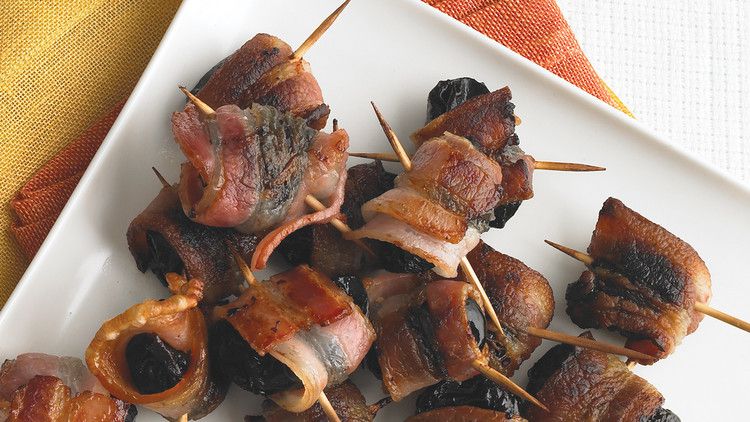 Bacon-Wrapped Prunes