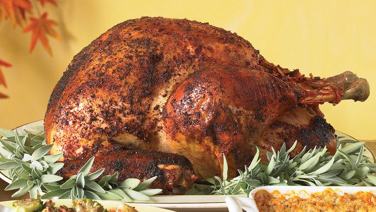 Spice-Rubbed Roast Turkey 
