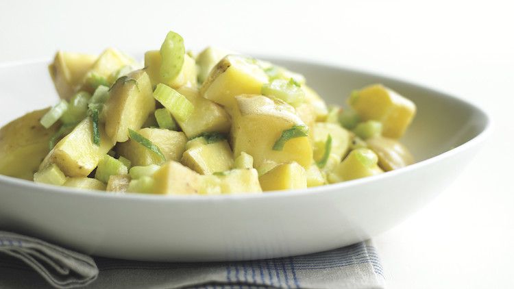 Potato Salad with Celery and Scallions 