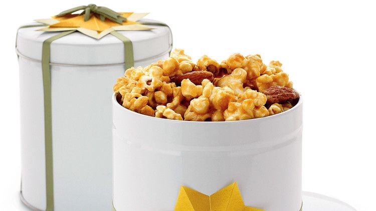 Caramel-Almond Popcorn 