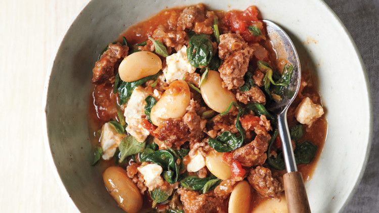 Lamb and Bulgur Stew with White Beans 